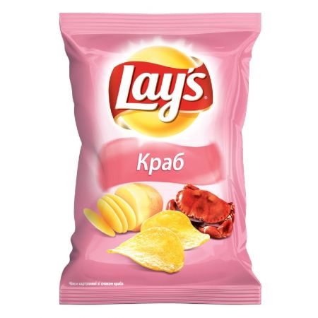 Чипсы картофельные "Lay's" со вкусом краба Чипсы картофельные "Lay's" со вкусом краба