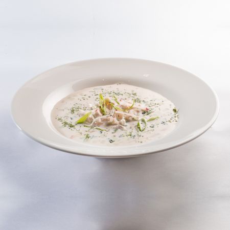 Окрошка с курицей Окрошка с курицей