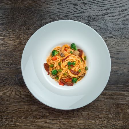 Паста с овощами Паста с овощами