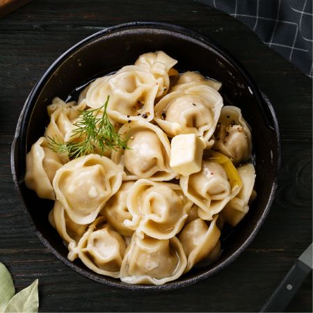 Пельмени с курицей и свининой Пельмени с курицей и свининой