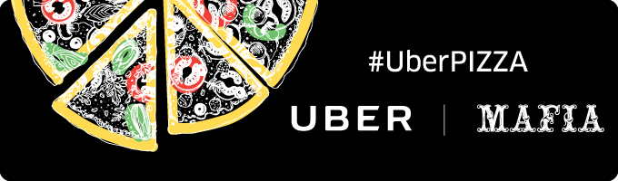 Uber доставляет пиццу от MAFIA по Днепру бесплатно!