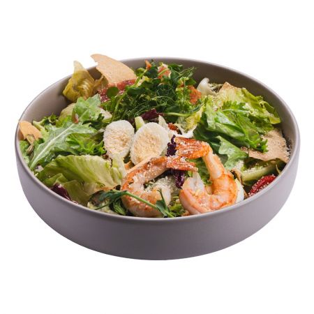 Цезарь с креветками (225г) Цезарь с креветками (225г)
