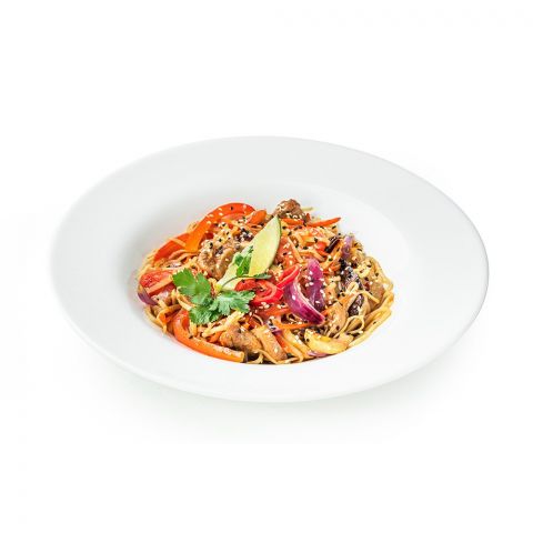 Локшина з куркою та овочами (350г)