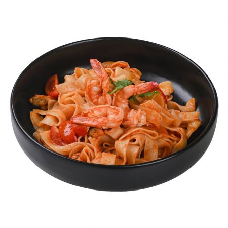 Тальятелле Том-ям с морепродуктами (325г) Тальятелле Том-ям с морепродуктами (325г)